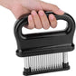 ⏳Limited-time 50% off⏰Meat Tenderizer with 48 Stainless Steel Blades – Tenderize in Seconds, Dishwasher-Safe & Safe Storage Cover Included!📌🥩