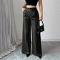 ⏳Limited-time 50% off⏰Women‘s Wide-Leg Trousers with Belt🎗️👖