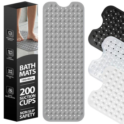 ⏳Limited-time 50% off⏰40"x16" Non-Slip Bathtub Mat with Suction Cups🛁