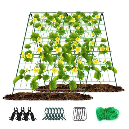 ⏳Limited-time 50% off⏰A-Frame Garden Trellis for Climbing Plants🍇🥒