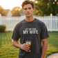 ⏳Limited-time 50% off⏰"Let Me Ask My Wife" Funny Print T-Shirt for Men👕