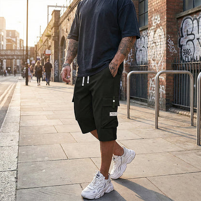 ⏳Limited-time 50% off⏰Men's Casual Drawstring Capri Cargo Pants👖