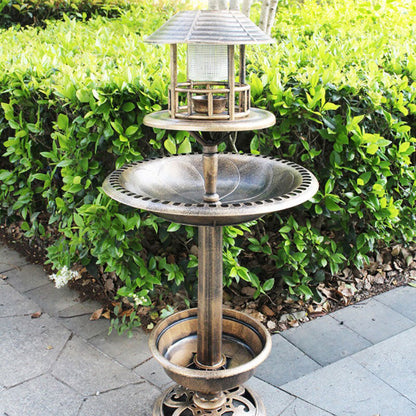 ⏳Limited-time 50% off⏰Solar-Powered Bird Bath & Feeder with Planter🐦🛁