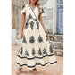 ⏳Limited-time 50% off⏰Women’s Casual V Neck Boho Maxi Dress👗