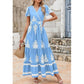 ⏳Limited-time 50% off⏰Women’s Casual V Neck Boho Maxi Dress👗