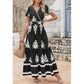 ⏳Limited-time 50% off⏰Women’s Casual V Neck Boho Maxi Dress👗
