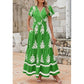 ⏳Limited-time 50% off⏰Women’s Casual V Neck Boho Maxi Dress👗