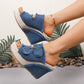 ⏳Limited-time 50% off⏰Women's Casual Denim Platform Slide Sandals👡