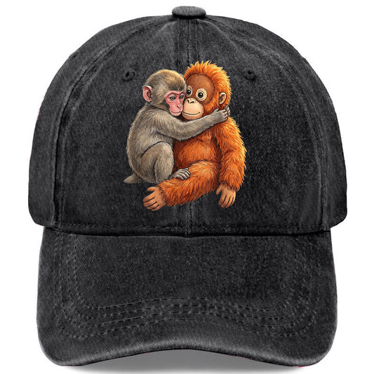 ⏳Limited-time 50% off⏰Vintage Cute Animal Print Baseball Cap🐵🧢