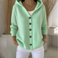 ⏳Limited-time 50% off⏰Women's Hooded Button-Up Knit Cardigan🧥🌈