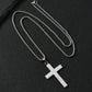 ✝️ 50% OFF NOW!✨ Stainless Steel Cross Necklace – Durable & Tarnish-Free – Unisex Minimalist Pendant – Faith Jewelry Gift 🎁