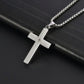 ✝️ 50% OFF NOW!✨ Stainless Steel Cross Necklace – Durable & Tarnish-Free – Unisex Minimalist Pendant – Faith Jewelry Gift 🎁