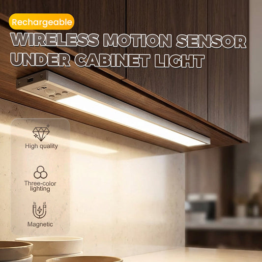 ⏳Limited-time 50% off⏰Rechargeable Wireless Motion Sensor Under Cabinet Light💡
