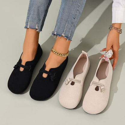 ⏳Limited-time 50% off⏰Comfortable Slip-On Faux Suede Flats🥿