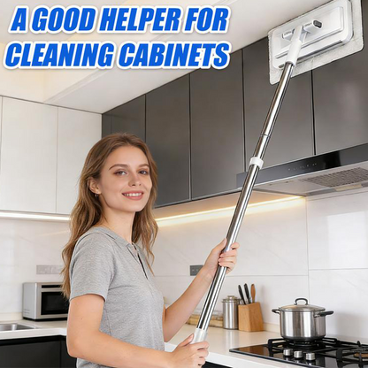 ⏳Limited-time 50% off⏰Hands-Free Flat Mop with Universal Cloth Clamp🧹