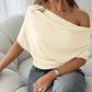 ⏳Limited-time 50% off⏰Women's Asymmetrical Off-Shoulder Batwing Sleeve Top👚