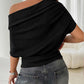 ⏳Limited-time 50% off⏰Women's Asymmetrical Off-Shoulder Batwing Sleeve Top👚