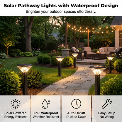 ⏳Limited-time 50% off⏰Solar Powered Waterproof Garden Lights🏡💡