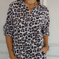 ⏳Limited-time 50% off⏰Stylish Lapel Adjustable Sleeve Leopard Print Shirt🐆👚