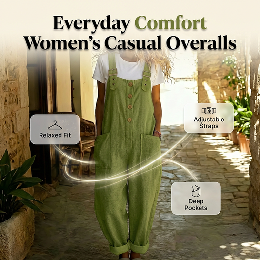 ⏳Limited-time 50% off⏰Women‘s Casual Loose Overalls👖