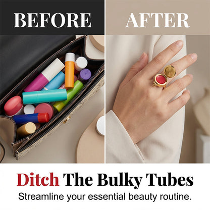 ⏳Limited-time 50% off⏰Lip Balm Ring for Finger💄💍