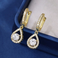 ⏳Limited-time 50% off⏰Elegant Teardrop Dangle Hoop Earrings💎
