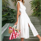 ⏳Limited-time 50% off⏰Women's Elegant V-Neck Split Maxi Dress👗
