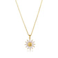 🌻 50% OFF NOW! ✨ Sunflower Pendant Necklace for Women – Sparkling Cubic Zirconia, Lightweight & Durable Gold-Tone Finish 💛