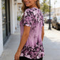 ⏳Limited-time 50% off⏰Women's Elegant Floral Printed Short Sleeve Top👚
