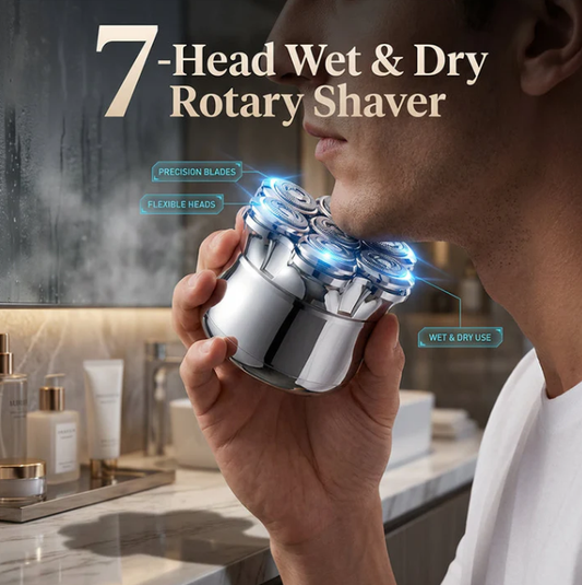 🪒 LIMITED‑TIME 50% OFF! 💥 Washable Razor With Seven Blades – Smooth‑shave, Waterproof, Easy‑clean ✨