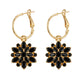 ⏳Limited-time 50% off⏰Elegant Black Flower Dangle Earrings🖤❄️🌸