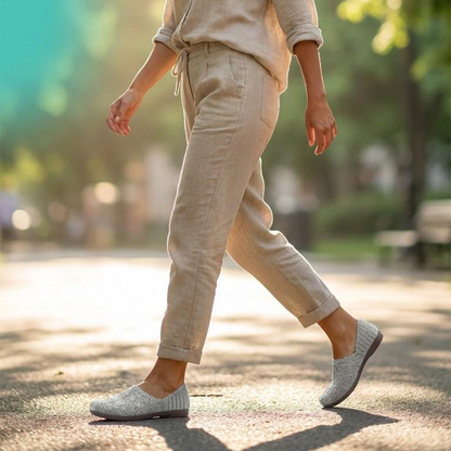 ⏳Limited-time 50% off⏰Women's Breathable Woven Slip-On Flats🥿