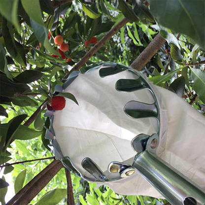 ⏳Limited-time 50% off⏰Fruit Picker Head Basket – Clips onto Pole, Soft Cushion, No Bruising, Harvest Faster 🌳🍎🧺