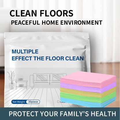 ⏳Limited-time 50% off⏰30-Pieces Multi-Effect Floor Cleaning Sheets – Powerful Stain Removal & Fresh Scent🧹🌿