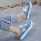 👟 50% OFF NOW! 👖Women's Denim Mule Trainers – Easy Slip-On, Comfortable Sole & Perfect for a Casual Summer Look ☀️