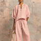 ⏳Limited-time 50% off⏰Women's Solid Color 2-Piece Casual Tracksuit Set👚👖