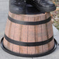 ⏳Limited-time 50% off⏰Round Resin Barrel Planter for Garden🪴