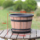 ⏳Limited-time 50% off⏰Round Resin Barrel Planter for Garden🪴
