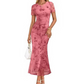 ⏳Limited-time 50% off⏰Women's Floral Mesh Midi Dress💐👗