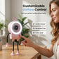 🤖 40% OFF ! 💨 Flexible Robot Desk Fan with LED Light – Bendable Limbs, Digital Display & Type-C Charging – Cute Cooling Companion 🔋