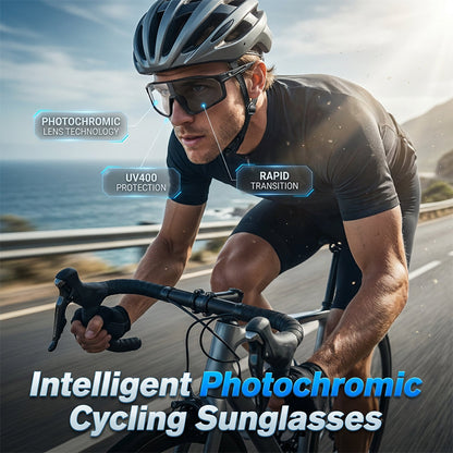 ⏳Limited-time 50% off⏰Photochromic Cycling Sunglasses with UV400 Protection👓🕶️