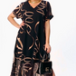 ⏳Limited-time 50% off⏰Flowy V-Neck Midi Dress👗