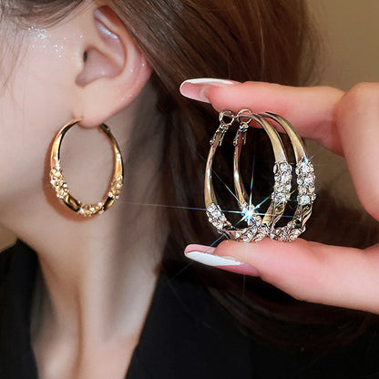 ⏳Limited-time 50% off⏰Circle Earrings with Zirconia💎