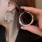⏳Limited-time 50% off⏰Circle Earrings with Zirconia💎