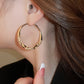 ⏳Limited-time 50% off⏰Circle Earrings with Zirconia💎