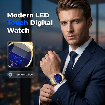 ⏳Limited-time 50% off⏰Men's Modern LED Touch Screen Digital Watch⌚