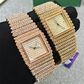 ⏳Limited-time 50% off⏰Bling Geometric Square Dial Watch⌚💎