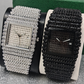 ⏳Limited-time 50% off⏰Bling Geometric Square Dial Watch⌚💎