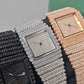 ⏳Limited-time 50% off⏰Bling Geometric Square Dial Watch⌚💎