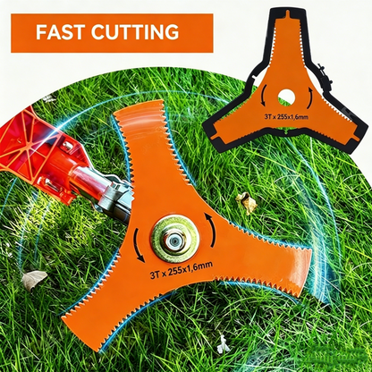 ⏳Limited-time 50% off⏰3-Tooth Serrated Brush Cutter Blade🌿
